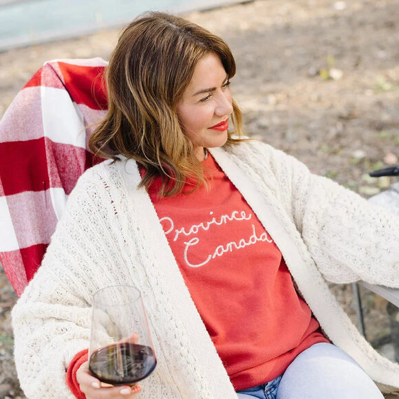 PROVINCE OF CANADA: HAND SCRIPT SWEATER - Picture 4 of 8